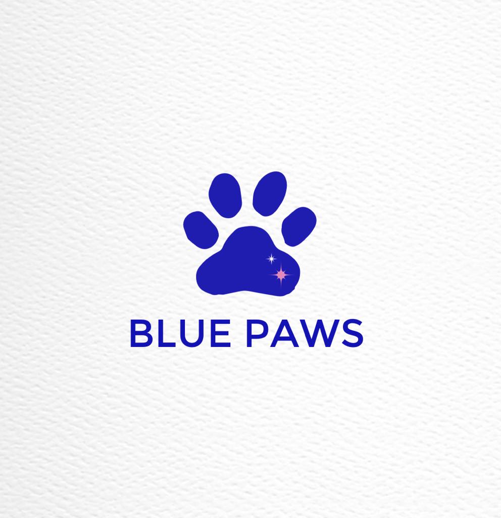 藤沢のトリミングサロン blue pawsのロゴ